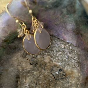 Rose Quartz earrings
